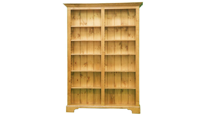 Wooden wardrobe to bookcase