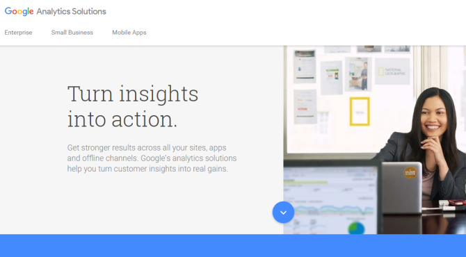 Google Analytics Experiments AB Testing Tool Screenshot