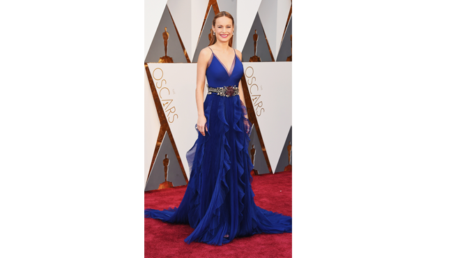 Brie Larson at oscars 2016