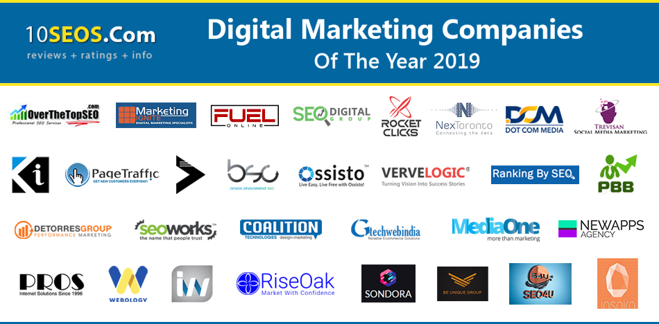 Digital Marketing Companies Of The Year 2019