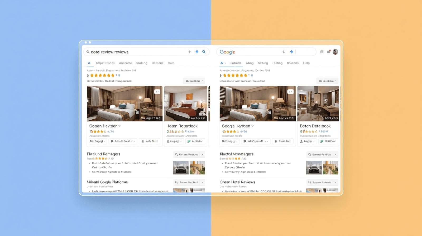 How Hotel Reviews Differ on Booking Platforms vs. Google