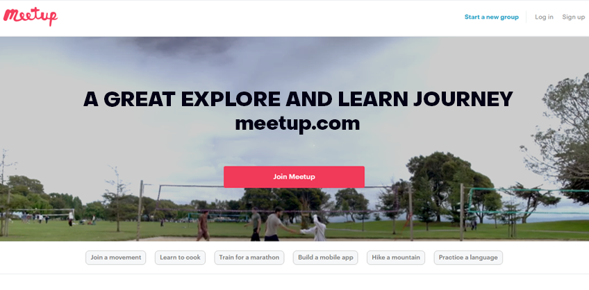 MeetUp: A Great Explore and Learn Journey- meetup.com