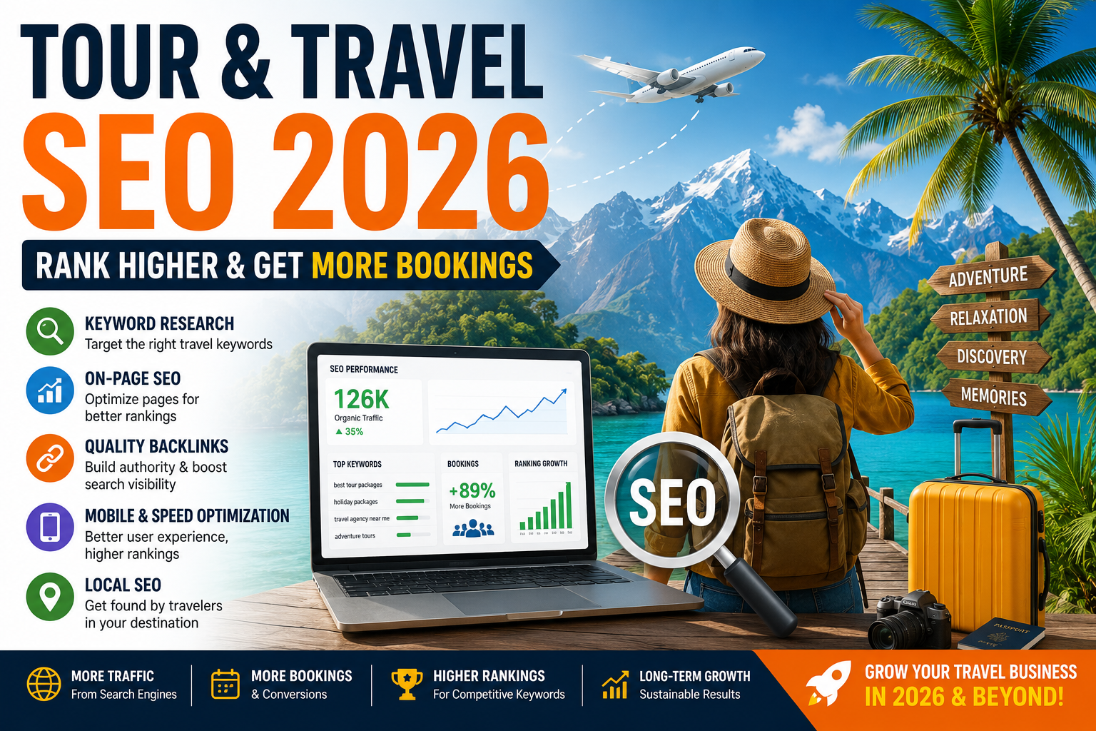 Tour and Travel SEO: How Travel Brands Can Rank Higher and Win More Bookings in 2026