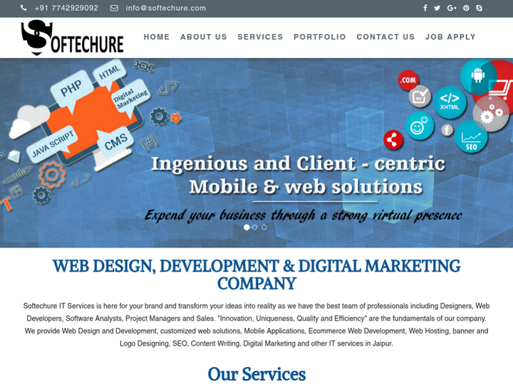 SOFTECHURE IT SERVICES LLP on 10Hostings