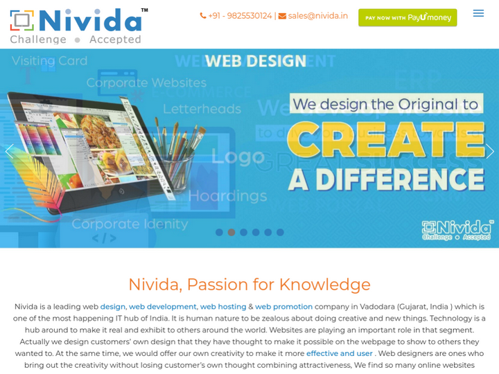 Nivida Web Solutions on 10Hostings