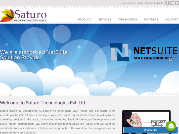 Saturo Technologies Private Limited on 10Hostings