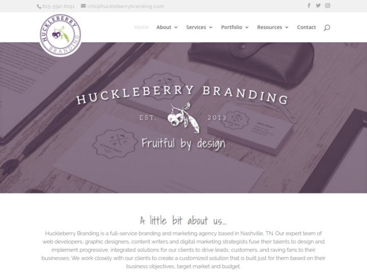 Huckleberry Branding on 10Hostings