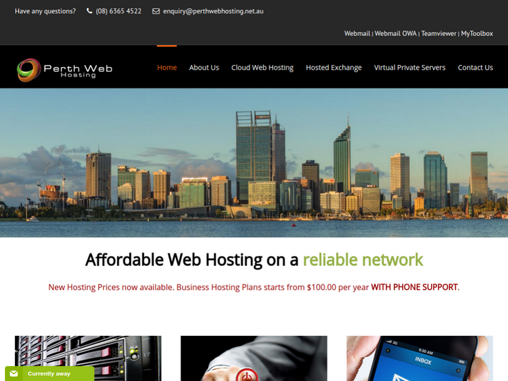 Perth Web Hosting on 10Hostings
