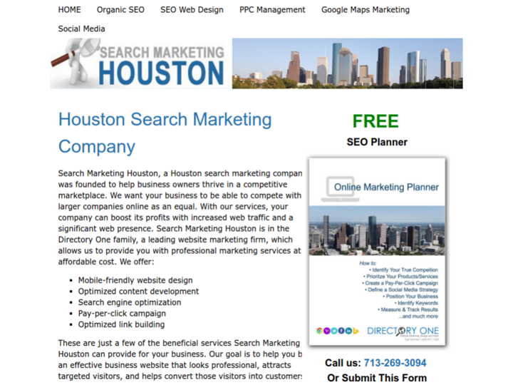 Search Marketing Houston on 10Hostings