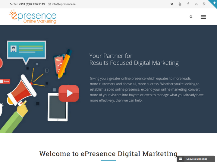 ePresence Online Marketing on 10Hostings