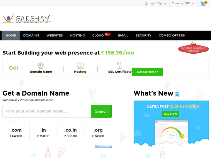 Sakshay Web Technologies on 10Hostings