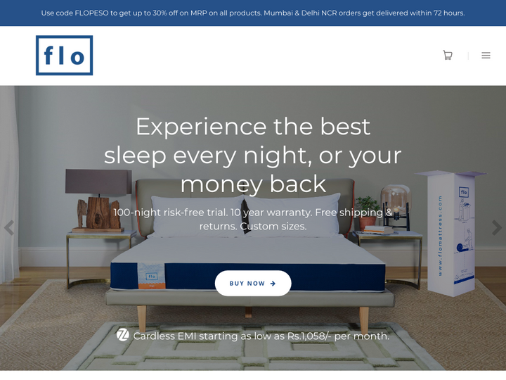 Flo Mattress - Buy Mattress, Beds & Pillows Online on 10Hostings