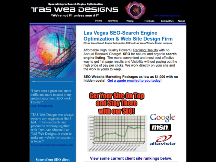 TAS Web Designs on 10Hostings