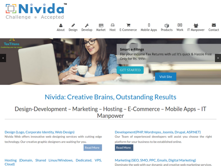 Nivida Web on 10Hostings