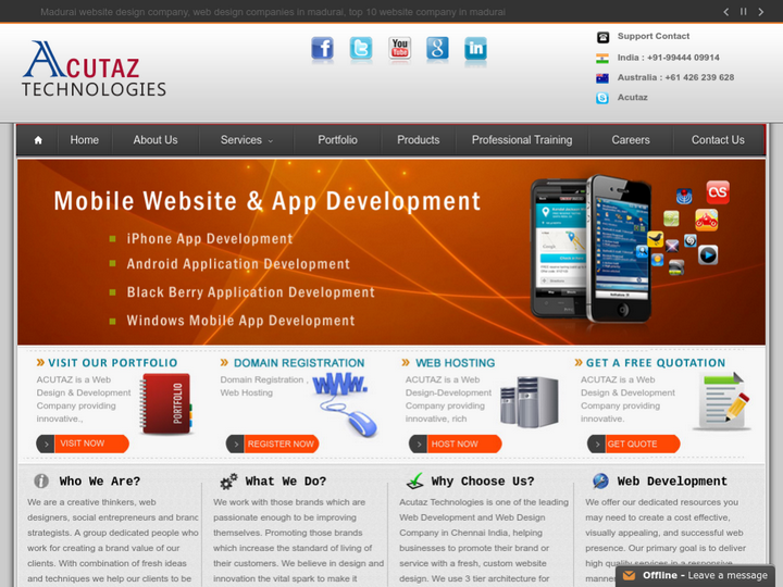 Acutaz Technologies on 10Hostings