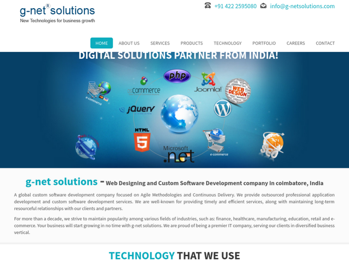 g-net solutions Coimbatore Private Limited on 10Hostings