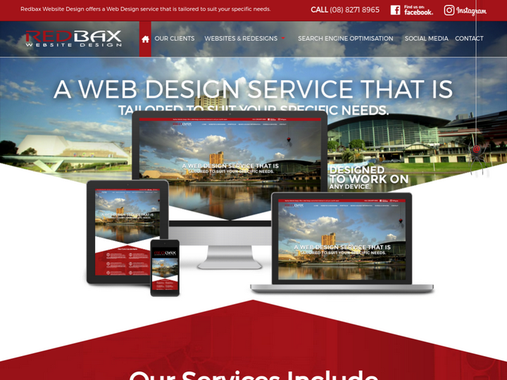 Redbax Website Design on 10Hostings