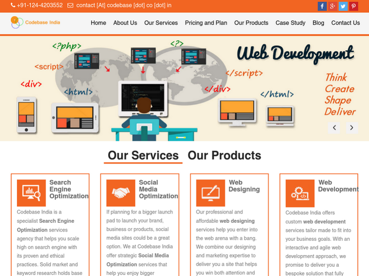 Codebase Technologies Pvt. Ltd. on 10Hostings