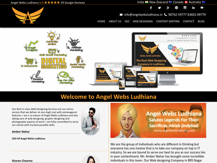 Angel Webs Ludhiana on 10Hostings