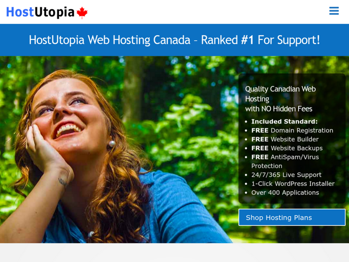 HostUtopia Web Hosting Canada on 10Hostings