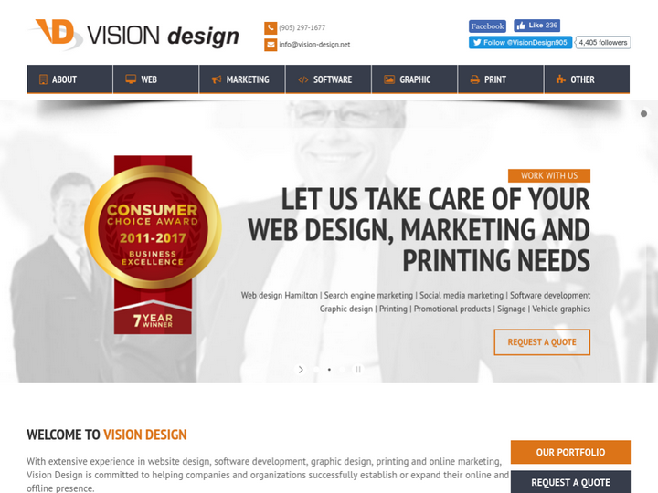 Vision Design Inc. on 10Hostings