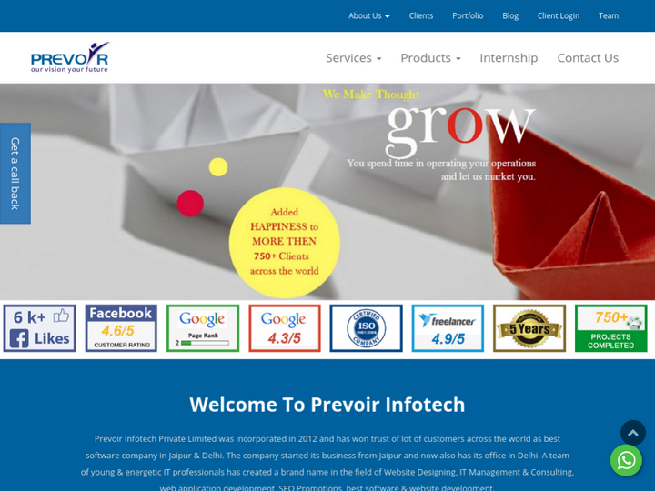 Prevoir Infotech Private Limited on 10Hostings